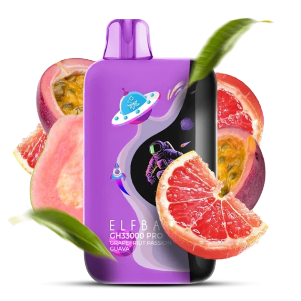 Elf Bar GH33000 PRO Grapefruit Passion Guavа (Грейпфрут Маракуйя Гуава)